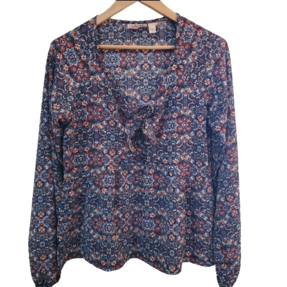 Willow and Root Long Sleeve Blouse Small